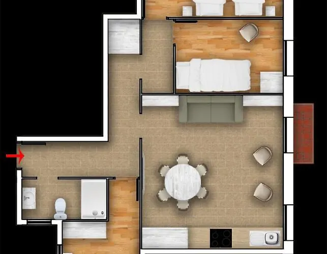 Three-Bedroom Apartment